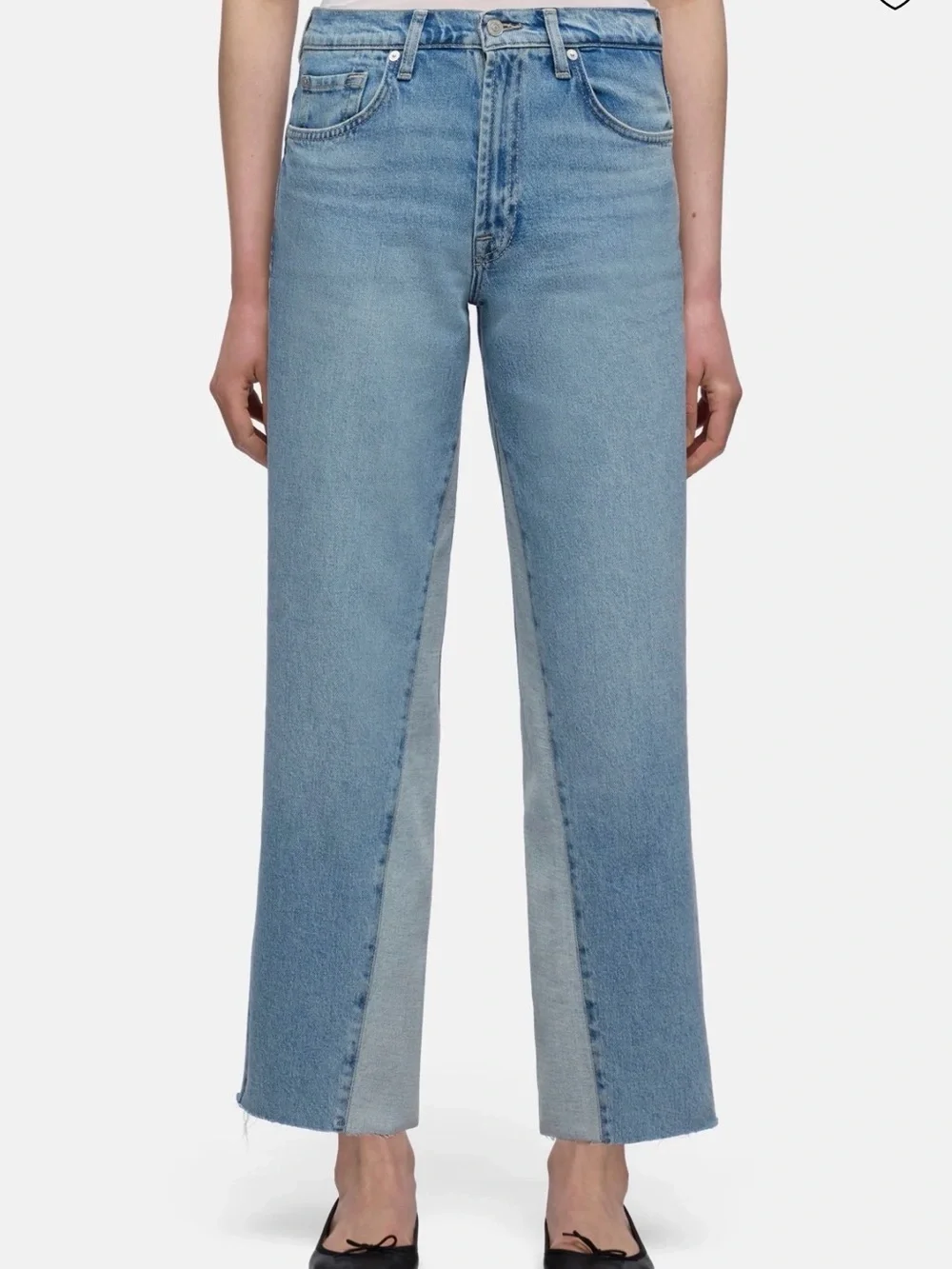 PANELED STOVEPIPE STRAIGHT ANKLE - Seabreeze - size 28
